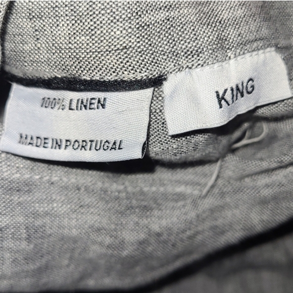 Brooklinen☆linen Duvet cover set in chambray charcoal - Picture 6 of 7